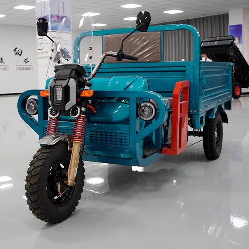 Triciclo eléctrico de carga pesada con cuerpo abierto para transporte